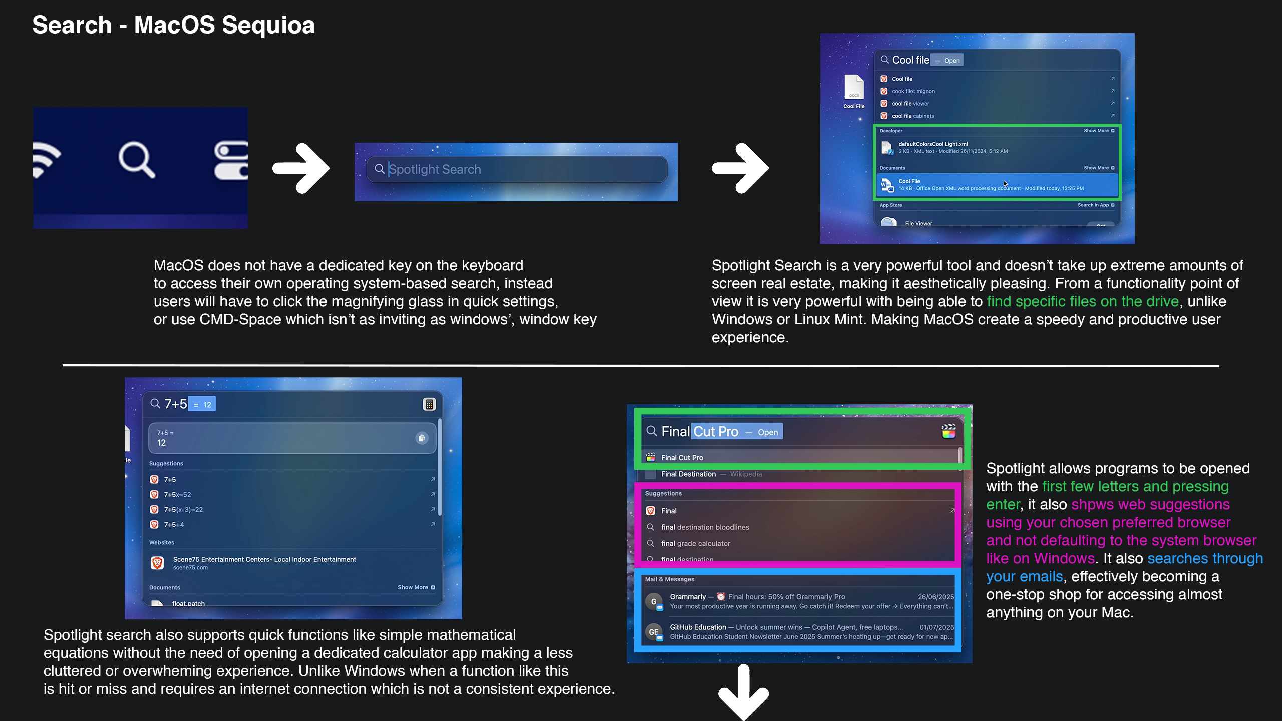 macOS Spotlight
